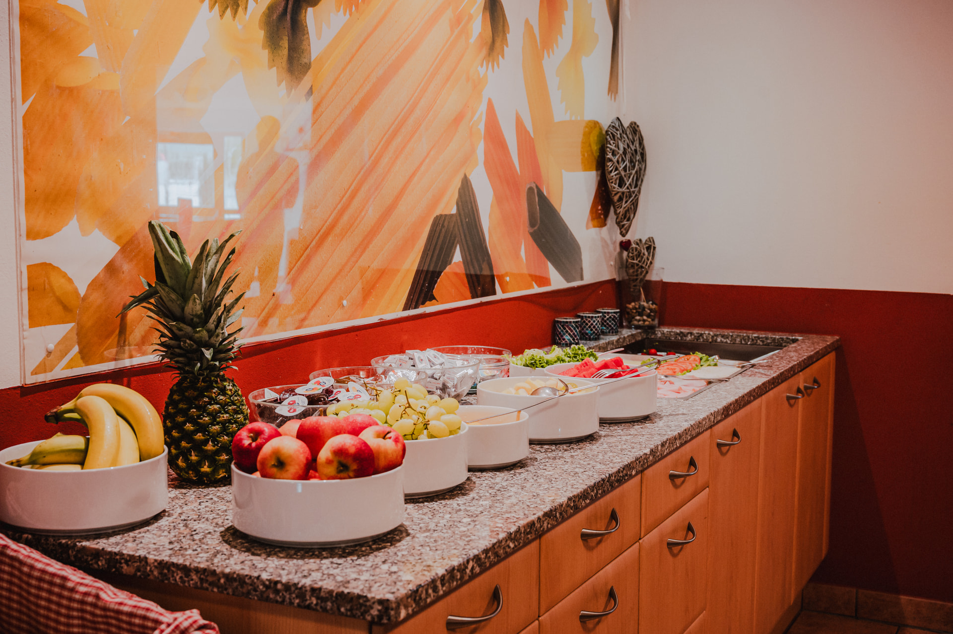 Breakfast buffet at the Sonnenhof