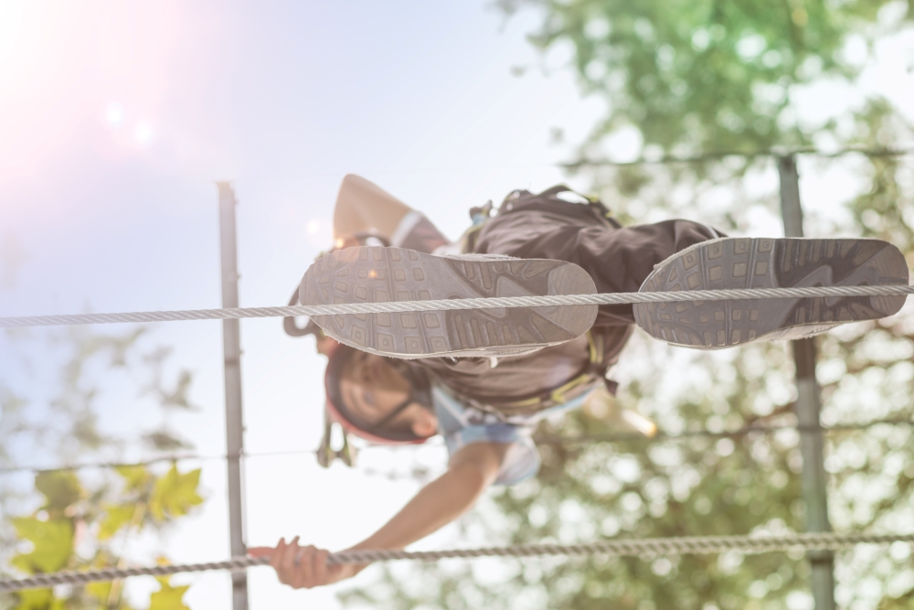 High ropes course in South Tyrol