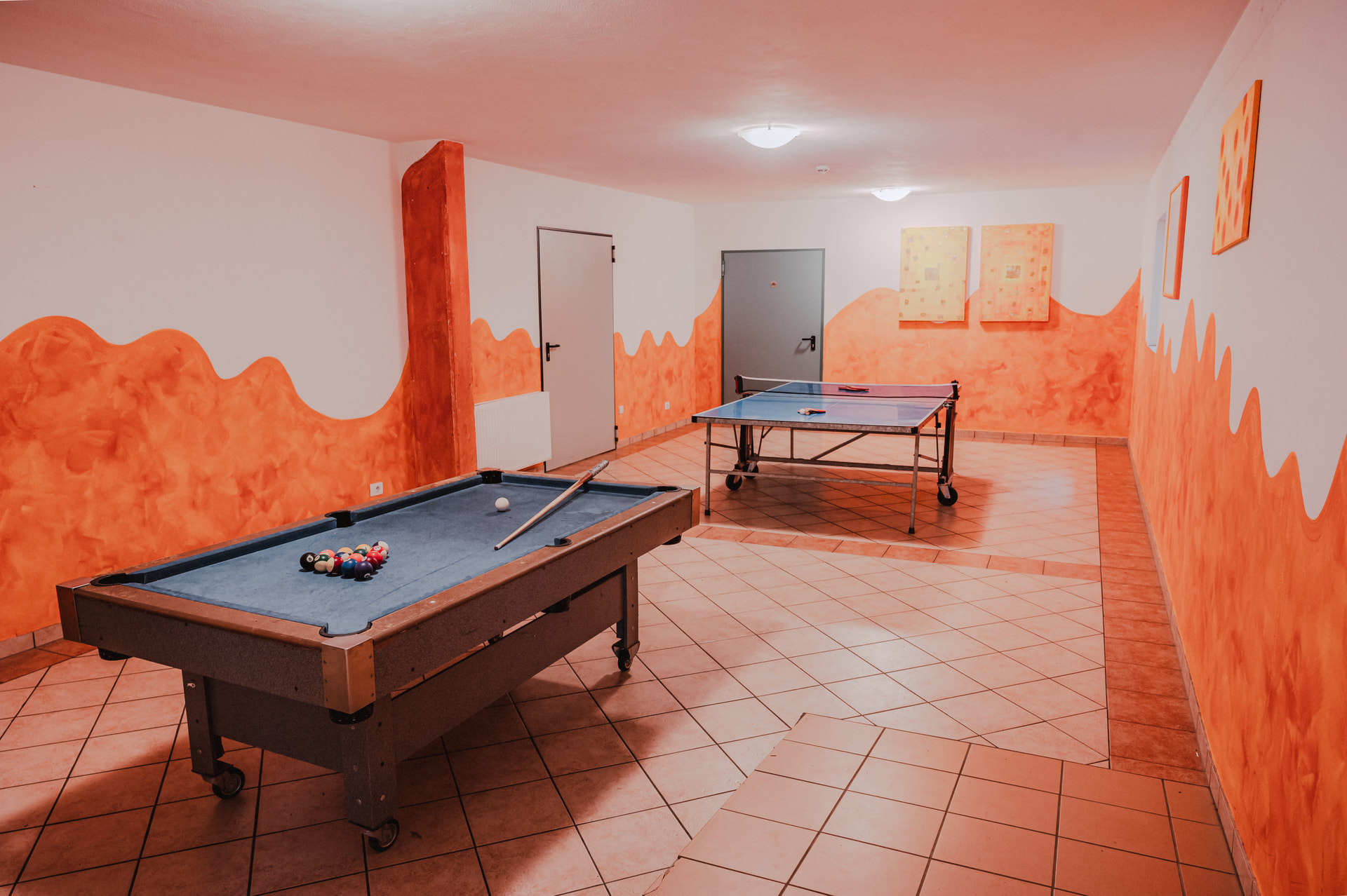 Cosy common room at the Sonnenhof