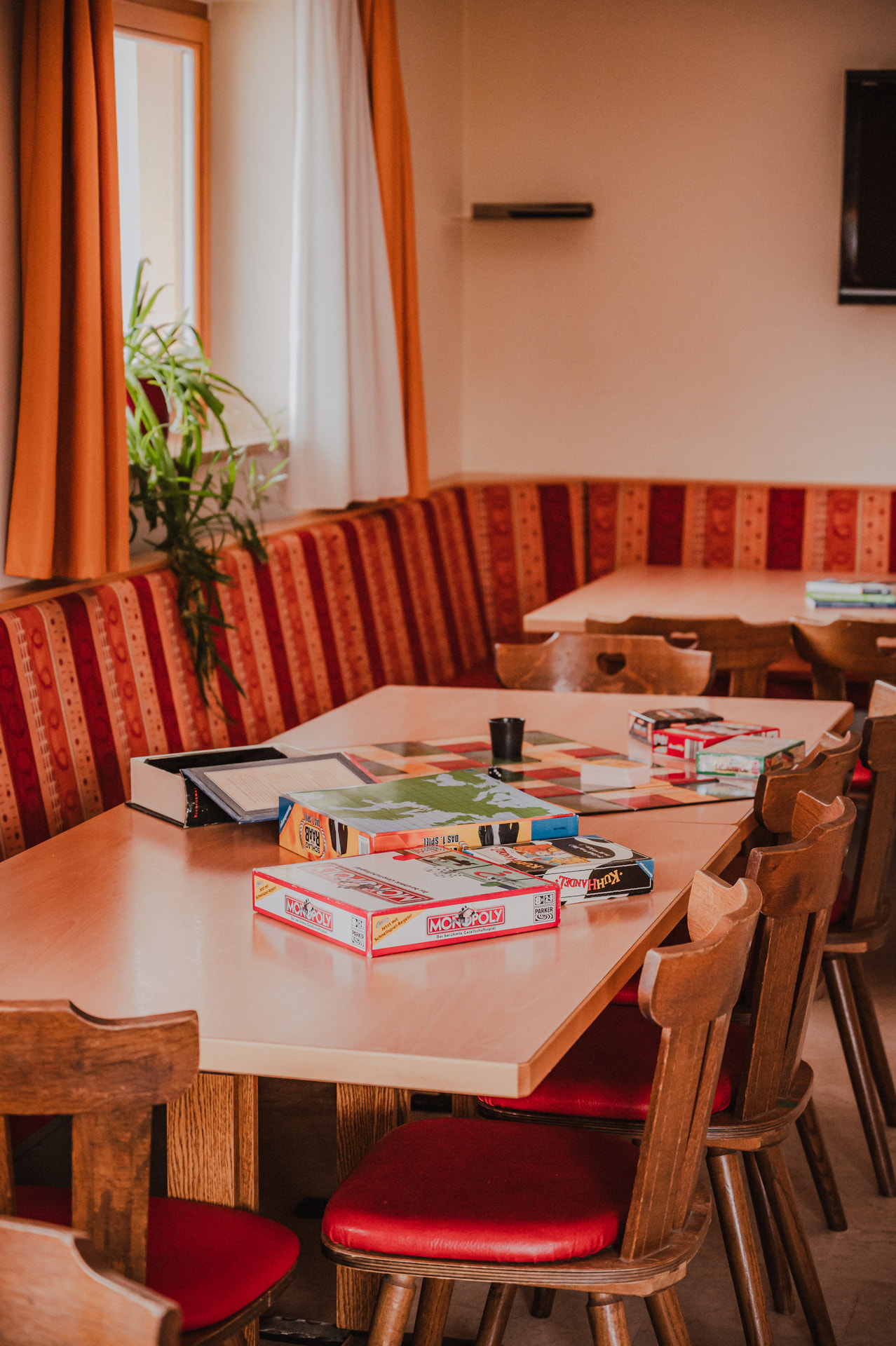Recreation room with games at the Sonnenhof
